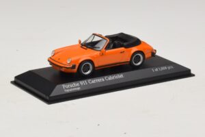 Porsche 911 930 Carrera Cabriolet Oranje Minichamps 1:43 430062038 Metaal — afbeelding 2 van 4