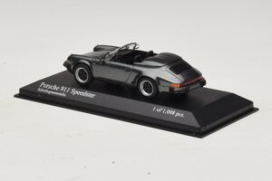 Porsche 911 930 Speedster Grijs Metallic Minichamps 1:43 430066135 Metaal — afbeelding 3 van 4