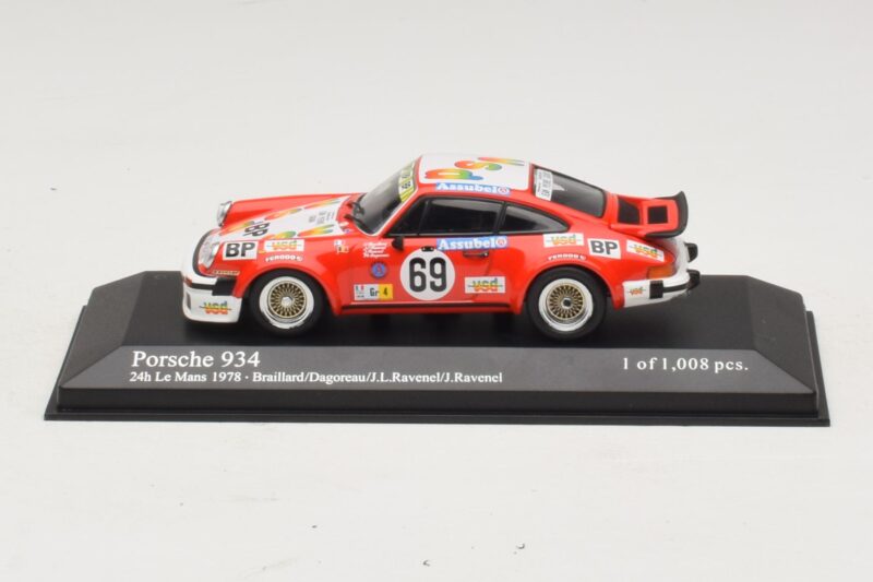 Porsche 911 934 #69 Braillard / Dagoreau 24 Hours of Le Mans 1978 Minichamps 1:43 Porsche 911 934 #69 Braillard / Dagoreau 24 Hours of Le Mans 1978 Minichamps 1:43 400786469 Metaal