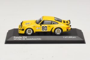 Porsche 911 934 #80 Gonzalez / Romero 24 Hours of Le Mans 1980 Minichamps 1:43 400806480 Metaal