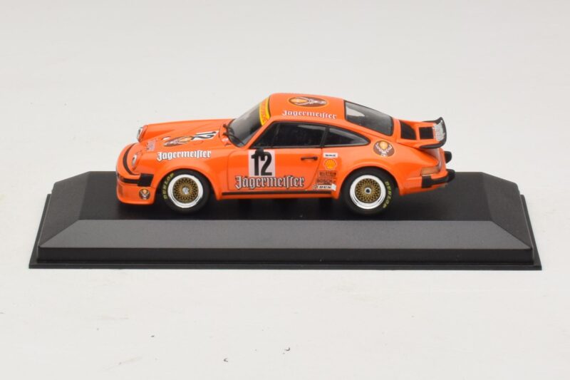 Porsche 911 934 Jagermeister #12 H. Kelleners DRM Nurburgring 1976 Minichamps 1:43 400766412 Metaal