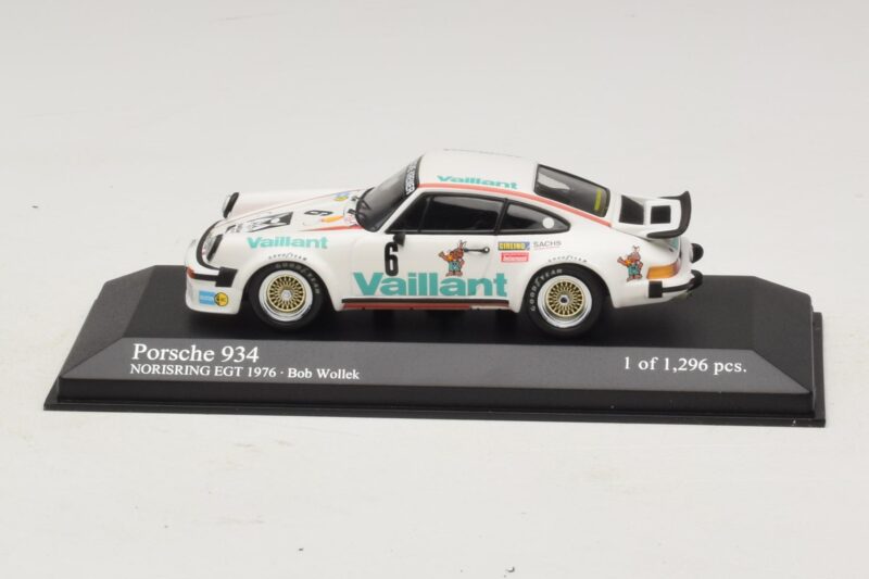 Porsche 911 934 Vaillant #6 B. Wollek Norisring EGT 1976 Minichamps 1:43 Porsche 911 934 Vaillant #6 B. Wollek Norisring EGT 1976 Minichamps 1:43 400766496 Metaal