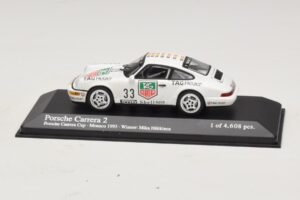 Porsche 911 964 Carrera 2 #33 M. Hakkinen Monaco Carrera Cup Winner 1993 Minichamps 1:43 430936033 Metaal