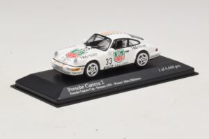 Porsche 911 964 Carrera 2 #33 M. Hakkinen Monaco Carrera Cup Winner 1993 Minichamps 1:43 430936033 Metaal — afbeelding 2 van 4