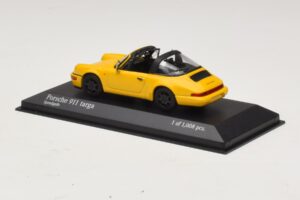 Porsche 911 964 Targa Geel Minichamps 1:43 400061367 Metaal — afbeelding 3 van 4