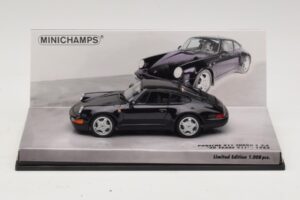 Porsche 911 964 Turbo S 3.6 30-Jarig Jubileum Zwart Minichamps 1:43 436069171 Metaal