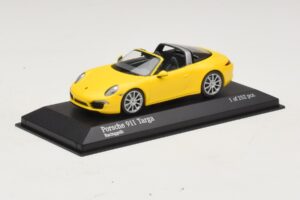 Porsche 911 991 Targa Geel Minichamps 1:43 410062441 Metaal — afbeelding 2 van 4