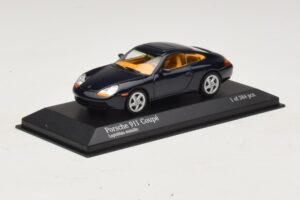 Porsche 911 991 Turbo S Blauw Metallic Minichamps 1:43 410062220 Metaal — afbeelding 2 van 4