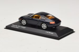 Porsche 911 991 Turbo S Blauw Metallic Minichamps 1:43 410062220 Metaal — afbeelding 3 van 4