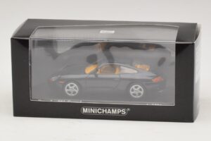 Porsche 911 991 Turbo S Blauw Metallic Minichamps 1:43 410062220 Metaal — afbeelding 4 van 4