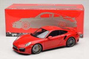 Porsche 911 991 Turbo S Rood Minichamps 1:18 110062320 Metaal — afbeelding 8 van 8