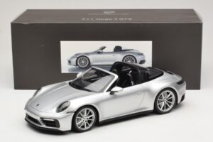 Porsche 911 992 Targa 4 GTS Zilver Minichamps 1:18 WAP0211460RTRG Metaal — afbeelding 6 van 6