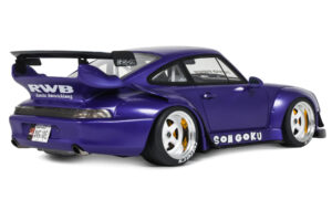 Porsche 911 993 RWB Son Goku Purple GT Spirit 1:18 GT571 Hars — afbeelding 2 van 5
