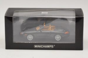 Porsche 911 996 Cabriolet Zwart Metallic Minichamps 1:43 400061090 Metaal — afbeelding 4 van 4