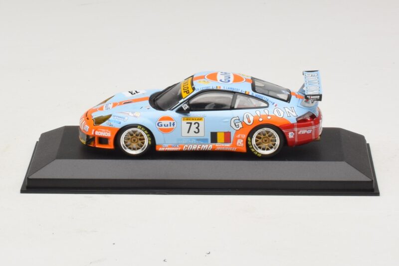 Porsche 911 996 GT3 RSR Gulf #73 Lefort / Lambert 1000km Spa 2005 Minichamps 1:43 Porsche 911 996 GT3 RSR Gulf #73 Lefort / Lambert 1000km Spa 2005 Minichamps 1:43 400056473-P1 Metaal