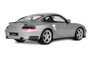 Porsche 911 996 Turbo Polar Silver GT Spirit 1:18 GT567 Hars — afbeelding 2 van 5