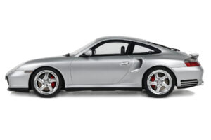 Porsche 911 996 Turbo Polar Silver GT Spirit 1:18 GT567 Hars — afbeelding 3 van 5