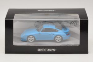 Porsche 911 996 Turbo S 3.6 Jubileumeditie Blauw Minichamps 1:43 436069270 Metaal — afbeelding 5 van 5