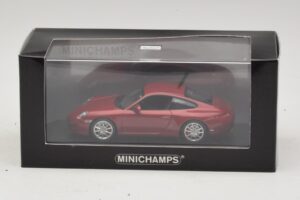 Porsche 911 997 Carrera 4S Red Metallic Minichamps 1:43 400066422 Metaal — afbeelding 4 van 4