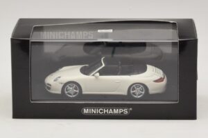 Porsche 911 997 Carrera 4S Cabriolet Wit Minichamps 1:43 400066431 Metaal — afbeelding 4 van 4