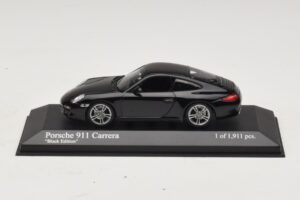 Porsche 911 997 Carrera Black Edition Minichamps 1:43 400066425 Metaal