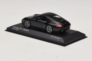 Porsche 911 997 Carrera Black Edition Minichamps 1:43 400066425 Metaal — afbeelding 3 van 4