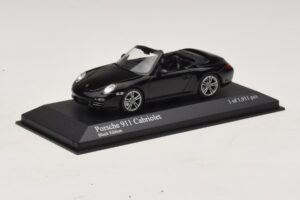 Porsche 911 997 Carrera Cabriolet Black Edition Minichamps 1:43 400066434 Metaal — afbeelding 2 van 4