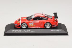 Porsche 911 997 GT3 RSR GT2 #97 M. Holzer / R. Westbrook 24 Hours of Le Mans 2010 Minichamps 1:43 410106997 Metaal