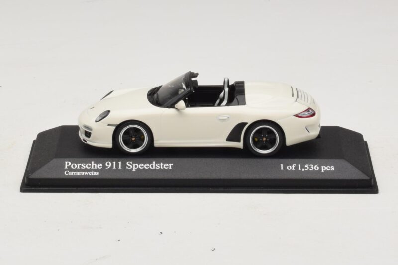 Porsche 911 997 Speedster Wit Minichamps 1:43 400069531 Metaal