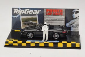 Porsche 911 997 Turbo Cabriolet Zwart Top Gear Edition Minichamps 1:43 519436930 Metaal