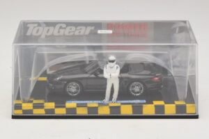 Porsche 911 997 Turbo Cabriolet Zwart Top Gear Edition Minichamps 1:43 519436930 Metaal — afbeelding 4 van 5