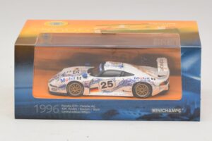 Porsche 911 GT1 #25 B. Wollek / T. Boutsen / H-J. Stuck 24 Hours of Le Mans 1996 Minichamps 1:43 403966625 Metaal — afbeelding 5 van 5
