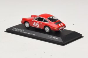 Porsche 911 S #46 Cahier / Killy Class Winners Targa Florio 1967 Minichamps 1:43 430676746 Metaal — afbeelding 3 van 4