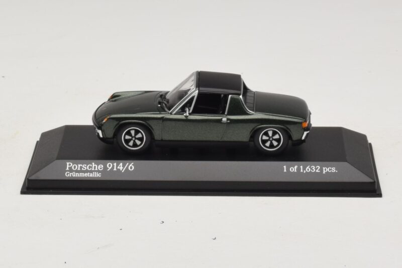 Porsche 914/6 Groen Minichamps 1:43 Porsche 914/6 Groen Minichamps 1:43 400065060 Metaal