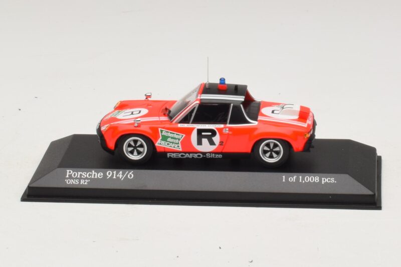 Porsche 914/6 ONS R2 Rood Minichamps 1:43 400746500 Metaal