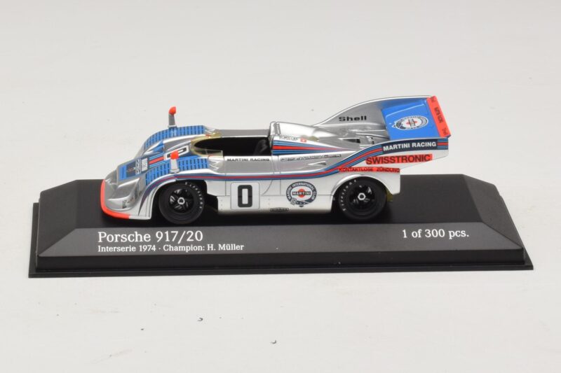 Porsche 917/20 Martini Racing #0 Interserie Champion 1974 Minichamps 1:43 437746100 Metaal
