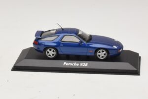 Porsche 928 Blauw Metallic Maxichamps 1:43 940068101 Metaal