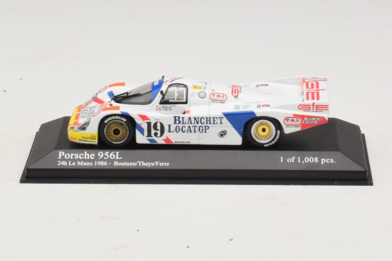 Porsche 956L #19 T. Boutsen / D. Theys 24 Hours of Le Mans 1986 Minichamps 1:43 Porsche 956L #19 T. Boutsen / D. Theys 24 Hours of Le Mans 1986 Minichamps 1:43 430866519 Metaal