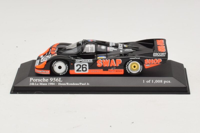 Porsche 956L #26 T-Bird Swap Shop P. Henn / J. Rondeau 24 Hours of Le Mans 1984 Minichamps 1:43 430846526 Metaal