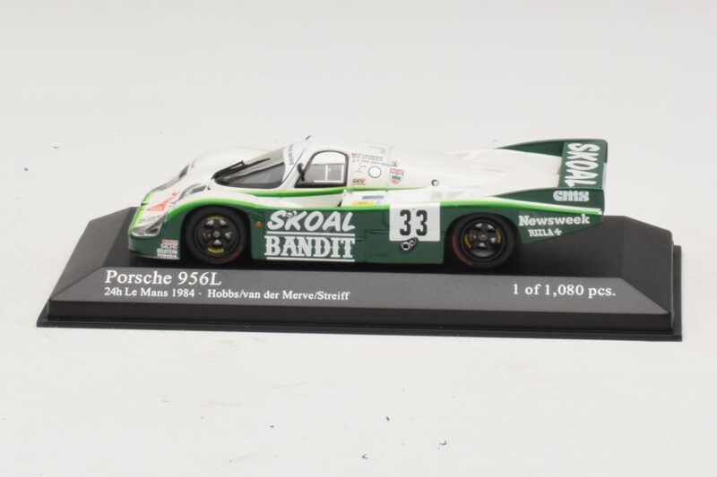 Porsche 956L #33 D. Hobbs / P. Streiff 24 Hours of Le Mans 1984 Minichamps 1:43 430846533 Metaal