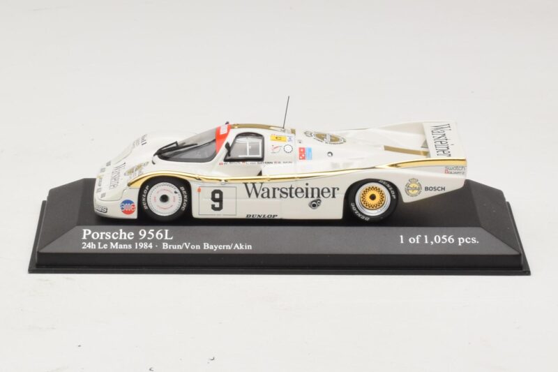 Porsche 956L Warsteiner #9 W. Brun / Bayern 24 Hours of Le Mans 1984 Minichamps 1:43 430846509 Metaal
