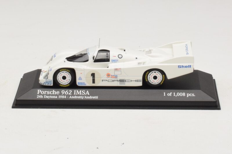 Porsche 962 IMSA #1 Andretti 24 Hours of Daytona 1984 Minichamps 1:43 Porsche 962 IMSA #1 Andretti 24 Hours of Daytona 1984 Minichamps 1:43 400846501 Metaal
