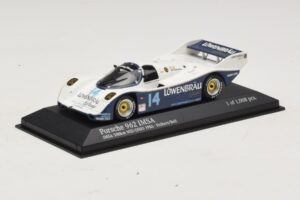 Porsche 962 IMSA #14 A. Holbert / D. Bell Mid-Ohio 500km 1986 Minichamps 1:43 400866514 Metaal — afbeelding 2 van 4