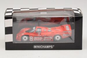 Porsche 962 IMSA #8 A.J. Foyt / B. Wollek 12 Hours of Sebring 1985 Minichamps 1:43 400856508 Metaal — afbeelding 4 van 4