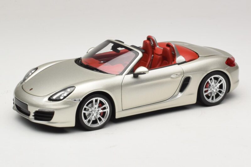 Porsche Boxster S 987 Grijs Metallic Minichamps 1:18 110062030 Metaal