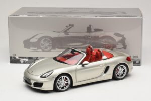 Porsche Boxster S 987 Grijs Metallic Minichamps 1:18 110062030 Metaal — afbeelding 8 van 8