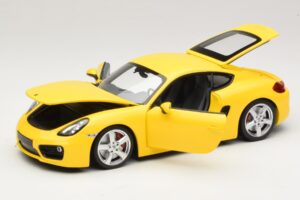 Porsche Cayman 981 Geel Minichamps 1:18 110062220 Metaal — afbeelding 2 van 8