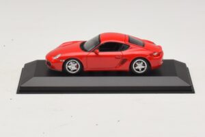 Porsche Cayman 987 S Rood Minichamps 1:43 400065620 Metaal