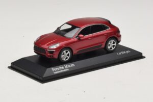 Porsche Macan 95B Rood Metallic Minichamps 1:43 410062600 Metaal — afbeelding 2 van 4