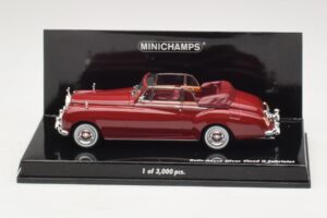Rolls-Royce Silver Cloud II Cabriolet Rood Minichamps 1:43 436134930 Metaal